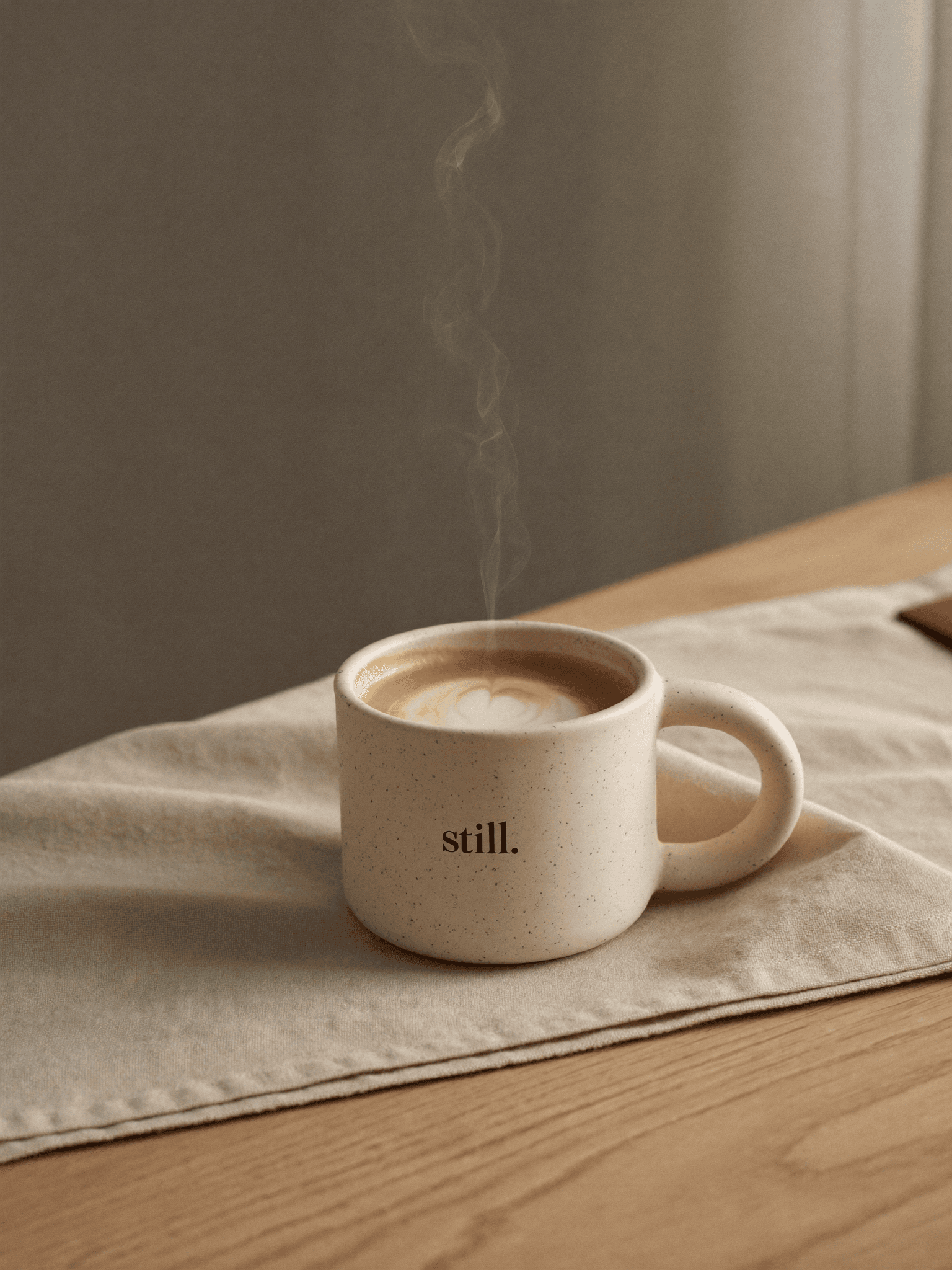 still. Mug